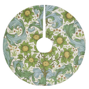 William Morris' Obstgartenmuster Art Nouveau Polyester Weihnachtsbaumdecke