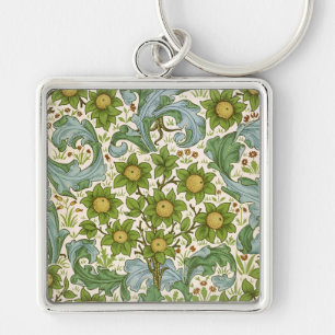 William Morris' Obstgartenmuster Art Nouveau Schlüsselanhänger