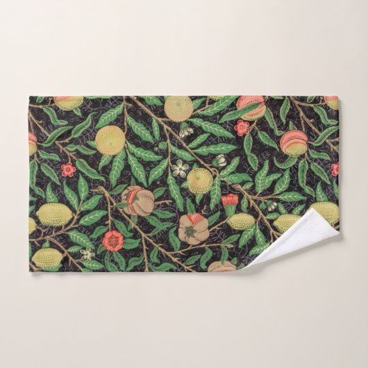 William Morris Obstpomegranat Blumenmuster Badhandtuch Set (Handtuch)