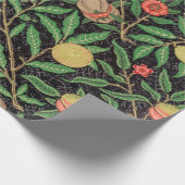 William Morris Obstpomegranat Blumenmuster Geschenkpapier (Ecke)