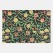 William Morris Obstpomegranat Blumenmuster Geschenkpapier Set (Vorderseite 2)