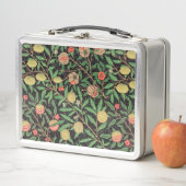 William Morris Obstpomegranat Blumenmuster Metall Brotdose (Beispiel)