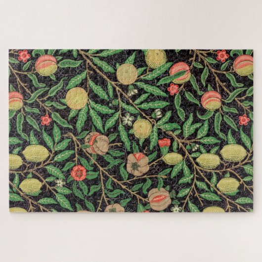 William Morris Obstpomegranat Blumenmuster Puzzle (Horizontal)