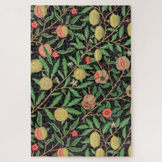 William Morris Obstpomegranat Blumenmuster Puzzle (Vertikal)
