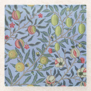 William Morris Obstpomegranat Glasuntersetzer