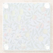 William Morris Obstpomegranat Glasuntersetzer (Rückseite)