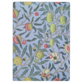 William Morris Obstpomegranat Klemmbrett (Rückseite)