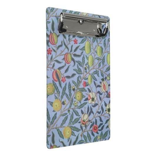 William Morris Obstpomegranat Mini Klemmbrett (Schrägansicht)