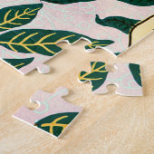 William Morris Obstpomegranat Weiße Ornamente Puzzle (Seite)