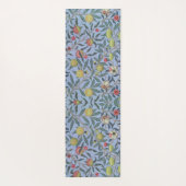 William Morris Obstpomegranat Weiße Ornamente Yogamatte (Rückseite)