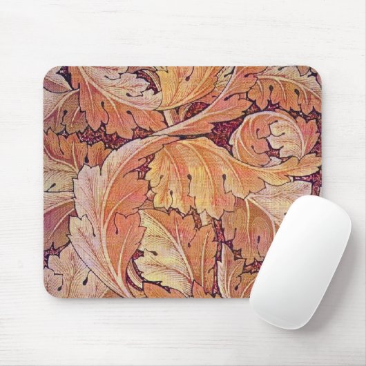 William Morris orange Acanthus - Mousepad (Mit Mouse)
