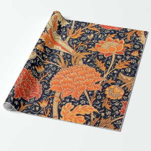 William Morris Orange Cray Geschenkpapier