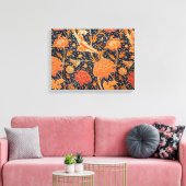 William Morris Orange Cray Leinwanddruck (Insitu (Wohnzimmer))