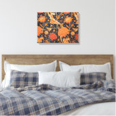 William Morris Orange Cray Leinwanddruck (Insitu (Schlafzimmer))