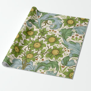 William Morris Orchard Grüne Blumenkunst Geschenkpapier