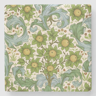 William Morris Orchard Grüne Blumenkunst Steinuntersetzer