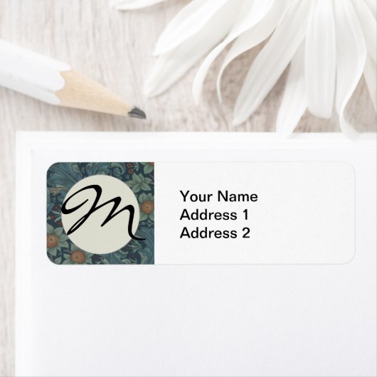 William Morris Orchard Pattern Art (Insitu)