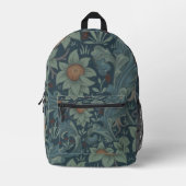 William Morris Orchard Pattern Art Bedruckter Rucksack (Vorderseite)