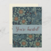 William Morris Orchard Pattern Art Einladung (Vorne/Hinten)