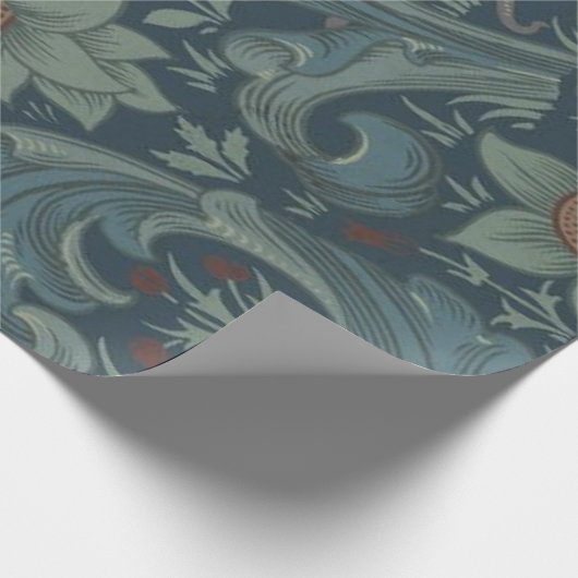 William Morris Orchard Pattern Art Geschenkpapier (Ecke)