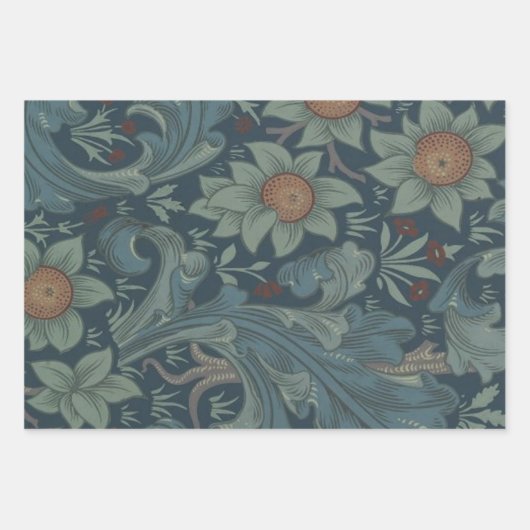 William Morris Orchard Pattern Art Geschenkpapier Set (Vorderseite)