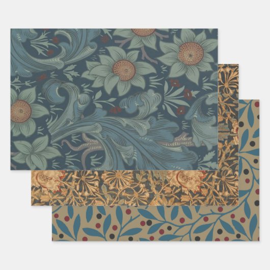 William Morris Orchard Pattern Art Geschenkpapier Set (Set)