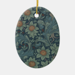 William Morris Orchard Pattern Art Keramikornament