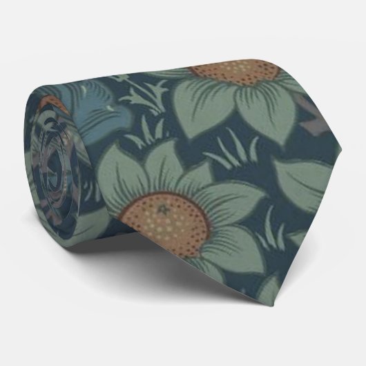 William Morris Orchard Pattern Art Krawatte (Gerollt)