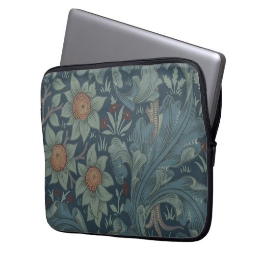 William Morris Orchard Pattern Art Laptopschutzhülle (Vorderseite Links)