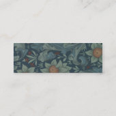 William Morris Orchard Pattern Art Mini Visitenkarte (Rückseite)