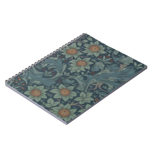 William Morris Orchard Pattern Art Notizblock (Linke Seite)