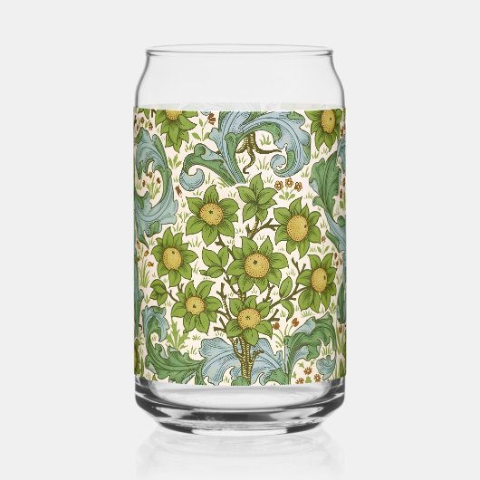William Morris' Orchard Pattern Art Nouveau Dosenglas (Rückseite)