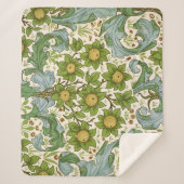 William Morris' Orchard Pattern Art Nouveau Sherpadecke (Vorderseite)