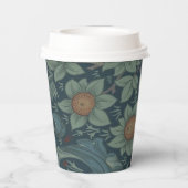 William Morris Orchard Pattern Art Pappbecher (Rückseite)