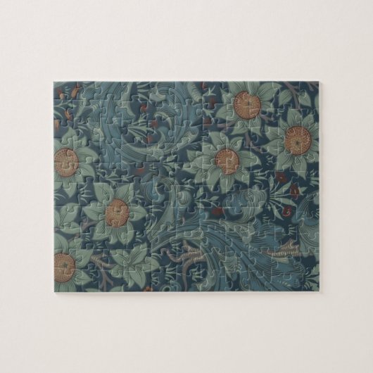 William Morris Orchard Pattern Art Puzzle (Horizontal)