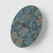 William Morris Orchard Pattern Art Runde Wanduhr (Winkel)