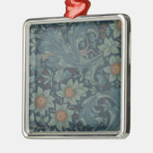 William Morris Orchard Pattern Art Silbernes Ornament (Links)