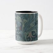 William Morris Orchard Pattern Art Zweifarbige Tasse (VorderseiteRechts)