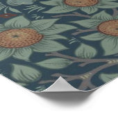 William Morris Orchard Pattern Wallpaper Poster (Ecke)