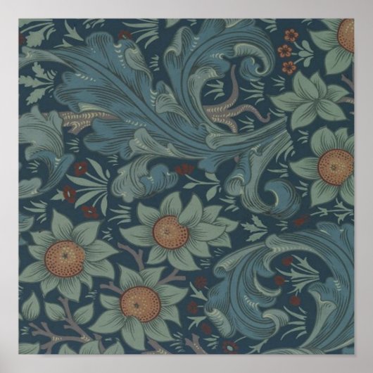 William Morris Orchard Pattern Wallpaper Poster (Vorne)