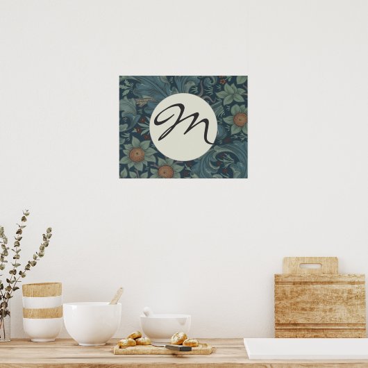 William Morris Orchard Pattern Wallpaper Poster (Küche)