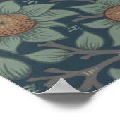William Morris Orchard Pattern Wallpaper Poster (Ecke)