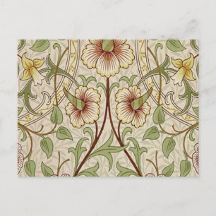 William Morris Osterglocke Klassische Blumen Wallp Postkarte