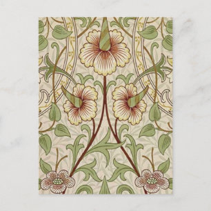 William Morris Osterglocke Klassische Blumen Wallp Postkarte