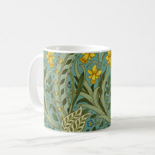 William Morris Osterglocken Blumenmuster Klassiker Kaffeetasse