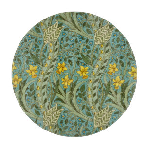 William Morris Osterglocken Blumenmuster Klassiker Schneidebrett