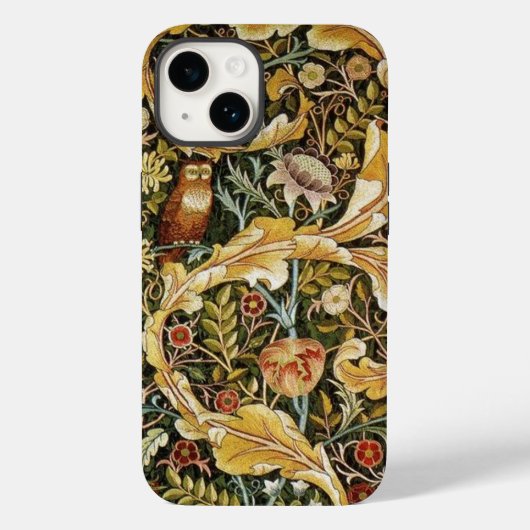William Morris Owl an Acanthus Case-Mate iPhone Hülle (Rückseite)