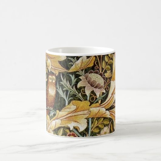 William Morris Owl an Acanthus Kaffeetasse (Mittel)