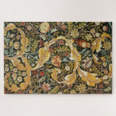 William Morris Owl an Acanthus Puzzle (Horizontal)