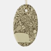 William Morris Owl Vintages Design Keramikornament (Rechts)